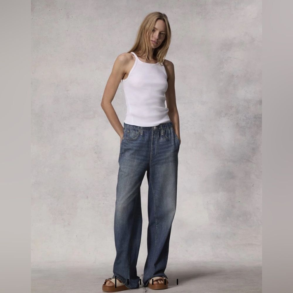 Rag & Bone New York Bright White Tank Soft Size L NWT